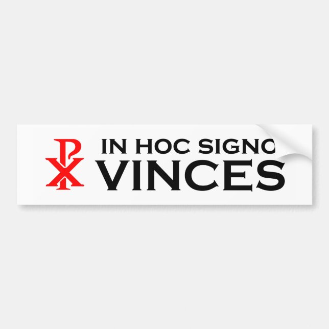 I Hoc Signo Vinces Bildekal (Framsidan)