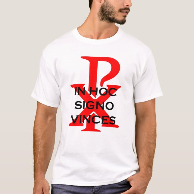 I Hoc Signo Vinces T-shirt (Framsida)