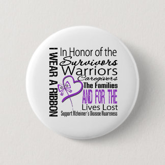 I Honor Tribute Collage Alzheimers sjukdom Knapp