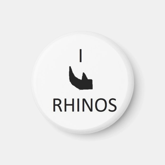 I horn rhinos magnet (Framsidan)