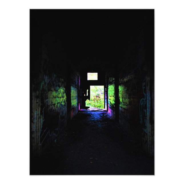 "I hotet" Fototryck (Framsidan)