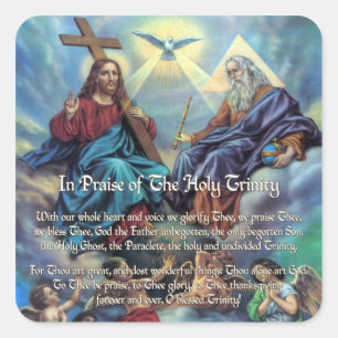 I hövlighet fyrkantigt klistermärke