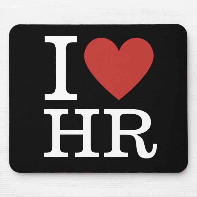 I ❤️ HR - HR. Department - Mousepad Musmatta (Framsidan)