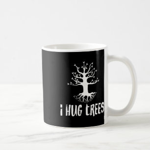 I Hug Träd Tree hugger miljöpartist Gift Kaffemugg