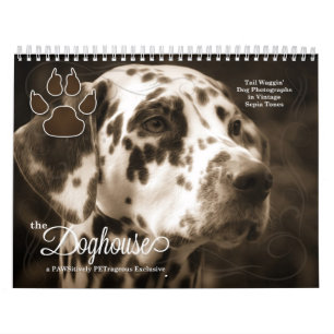 I Hund House Roligt Hund älskare Date Kalender