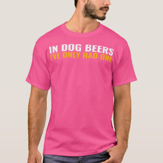 I Hund Ix27ve hade bara en lustigt drickande PU T Shirt