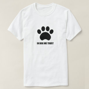 I hund litar på vi T-tröja Tee Shirt