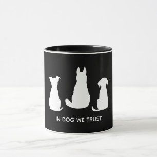 I Hund litar vi på Hundälskare Mugg