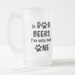 I Hund öl har jag bara haft en Frostat Ölglas