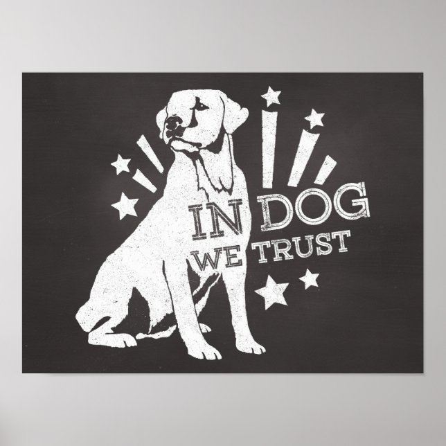I Hund Trust Graphic Poster (Framsidan)