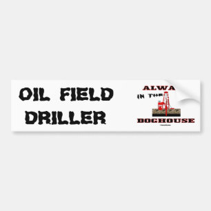 I hundkojan gasar oilfielddrilleren, bildekal