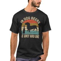 I Hundöl Havit Rolig Dachshund Öltjej T-shirt Pres