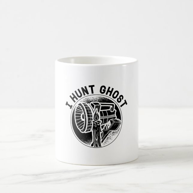 I Hunt Ghost Paranormal Ghost Hunting Ghost Hunter Kaffemugg (Center)