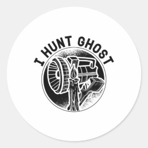 I Hunt Ghost Paranormal Ghost Hunting Ghost Hunter Runt Klistermärke