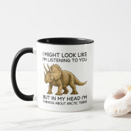 I huvudet tänker jag Triceratops Mugg