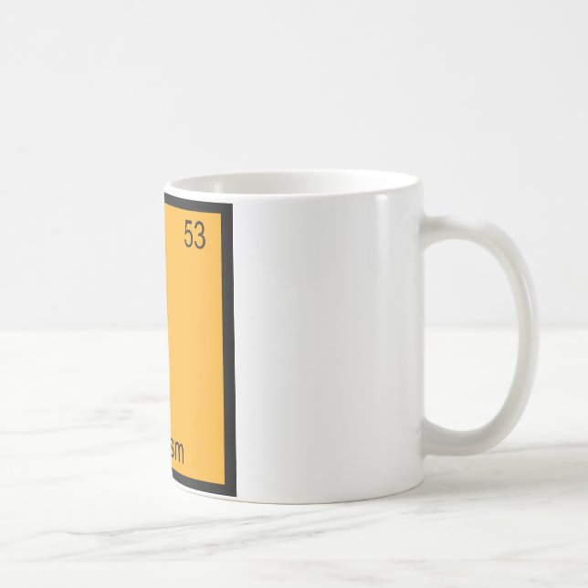 I - Idealism Filosofi Kemi Periodiska Systemet Kaffemugg (Höger)