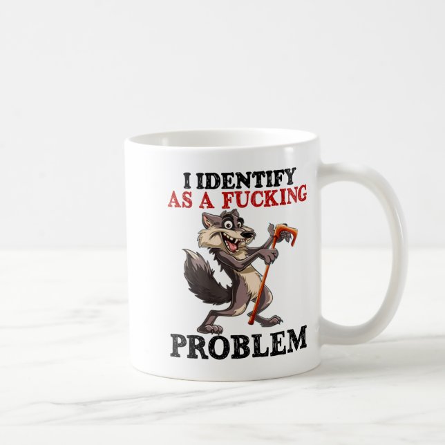 I Identify As A Foring Problem  Kaffemugg (Höger)