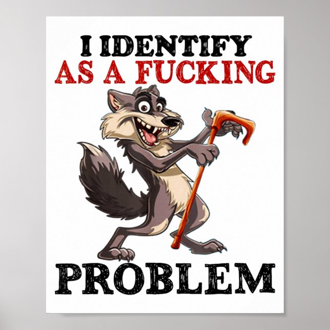 I Identify As A Foring Problem  Poster (Framsidan)