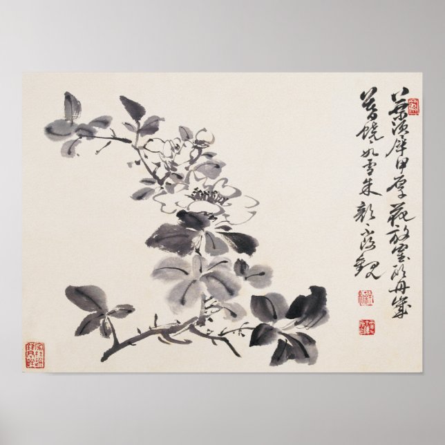 I Imitation of Xu Wei's Flowers No.5 Poster (Framsidan)