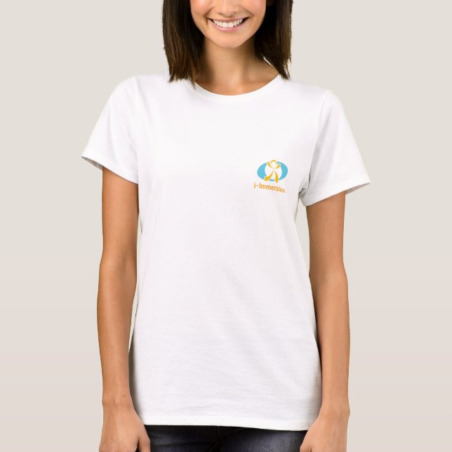 I-Immersion kvinna baby - docka Tee (Framsida)