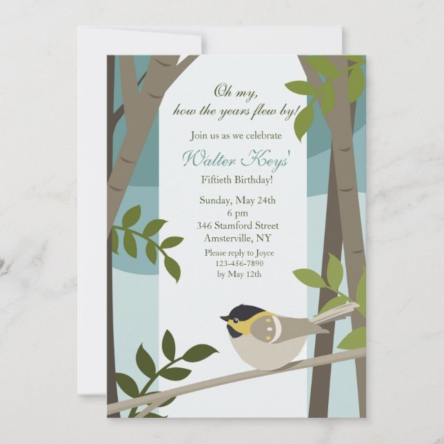 I inbjudan till Skogen (Framsida)