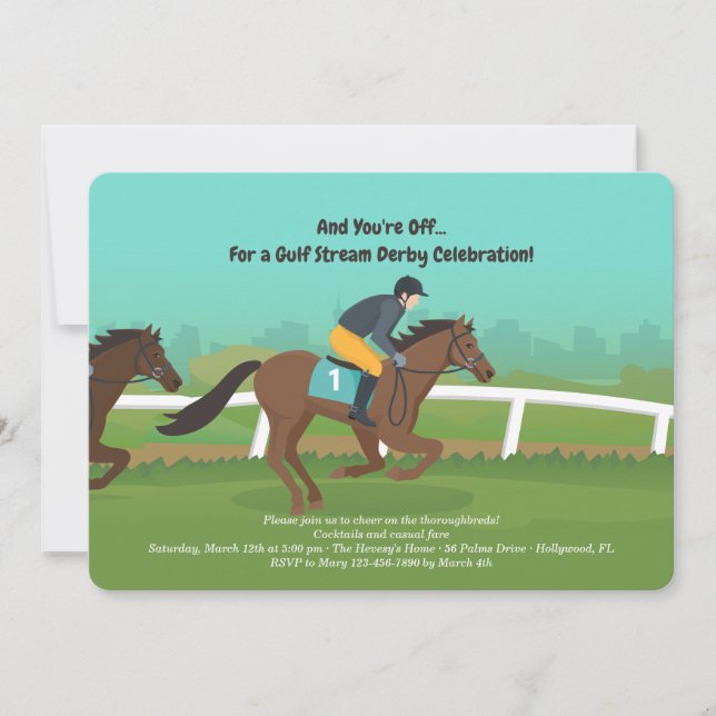 I inbjudan till Tävling Derby (Framsida)