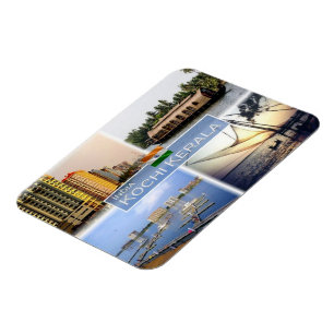 I Indien - Kochi Cochin Kerala - Houseboa - Magnet