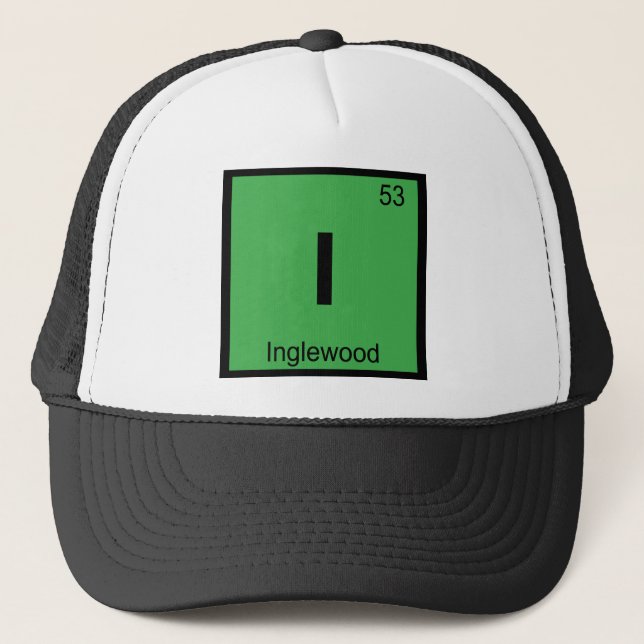 I - Inglewood California Kemisk Periodiska Systeme Keps (Framsida)