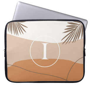 I - Inledande monogram Brev I Abstrakt utformning Laptop Fodral