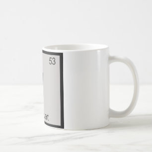 I - Introvert Kemisk Periodiska Systemets Symbol Kaffemugg