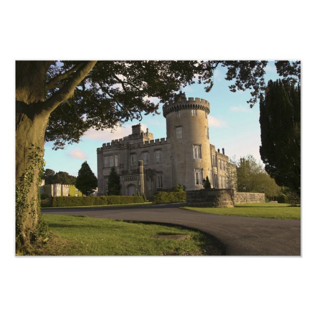 I Irland, Dromoland Castle sidoingång Fototryck (Framsidan)