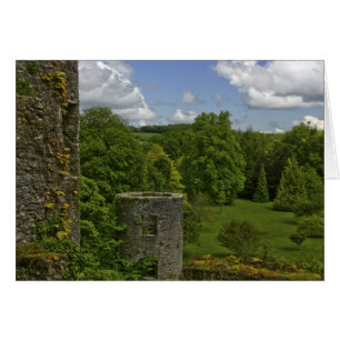 I Irland, på Blarney Castle ett stentorn i Hälsningskort