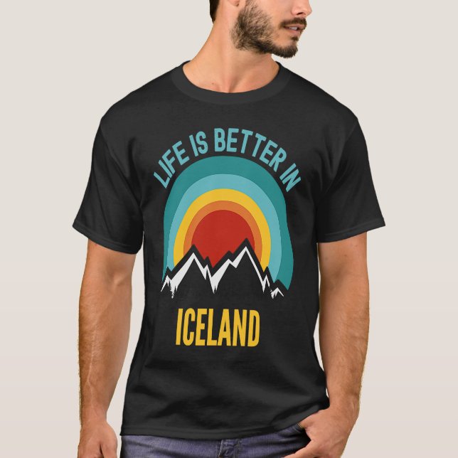 i ISLANDET ISLAND T Shirt (Framsida)