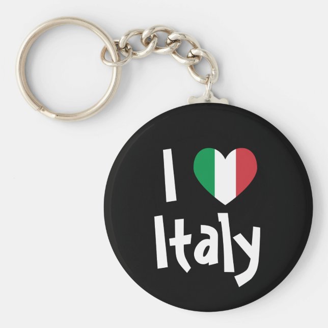 I Italien-nyckelkedja i Kärlek Nyckelring (Framsidan)