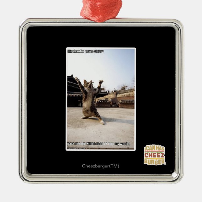 I iz shaolin-tassar av fury julgransprydnad metall (Framsidan)