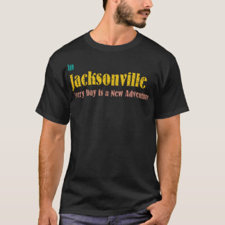 I Jacksonville Dagaily texturerad svart T Shirt