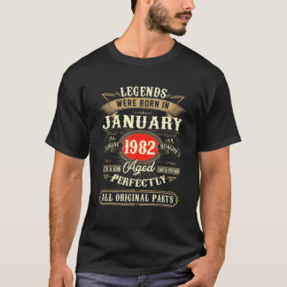 I januari 1982 föddes 40:e födelsedagen Gi T Shirt