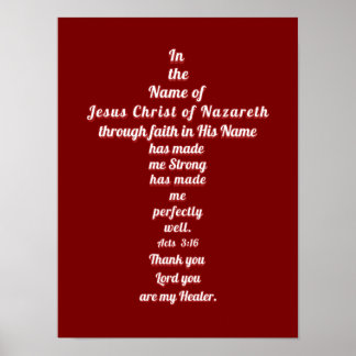 I Jesu namn ...Stark... Poster