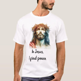 I Jesus hittar jag Peace Royal Luxury T-Shirt