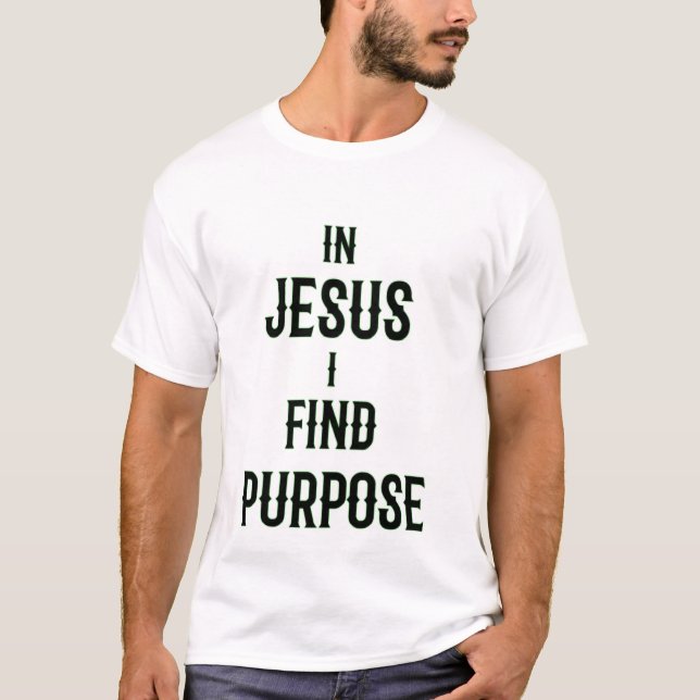 I Jesus hittar jag Royalet Luxury T-Shirt (Framsida)