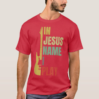 I Jesus Namn spelar jag Guitar T Shirt
