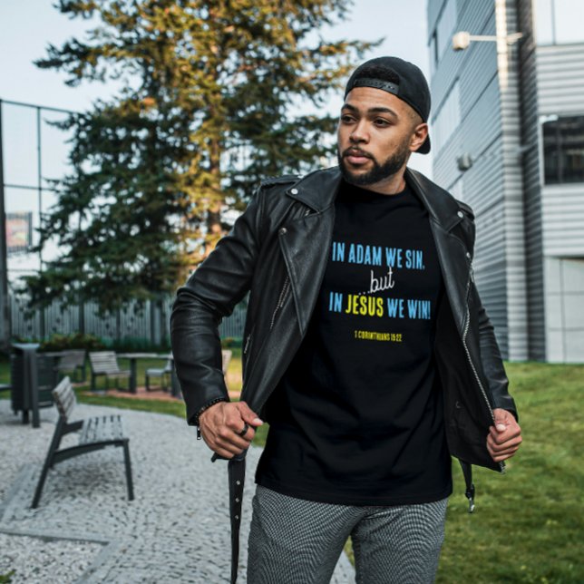 I Jesus Vin | Idéfras Bible Verse T Shirt (Skapare uppladdad)