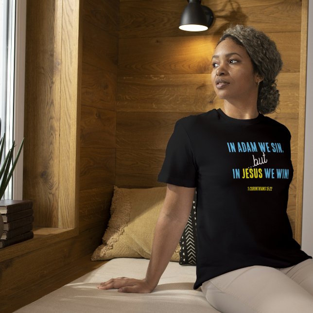 I Jesus Vin | Idéfras Bible Verse T Shirt (Skapare uppladdad)
