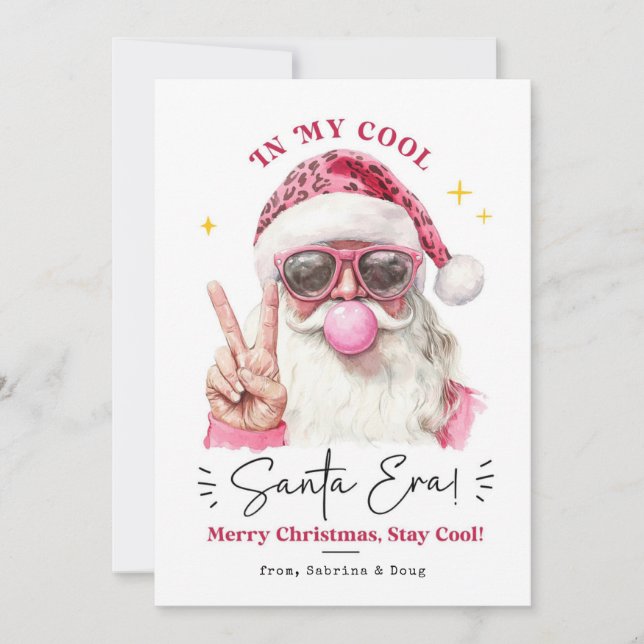 I julafton, Trendiget jul Julkort (Framsida)