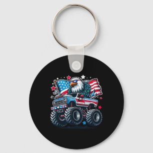 I juli Shirts Boys American Flagga Eagle Usa Shirt Nyckelring