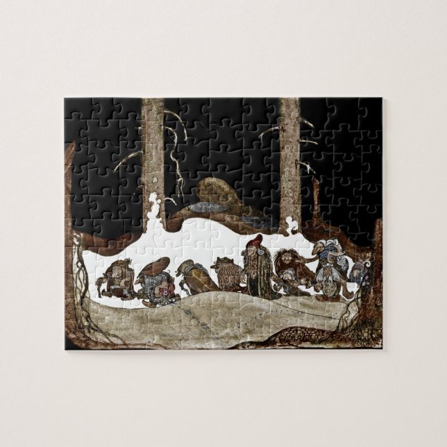 I julnatten - pussel (Horisontell)