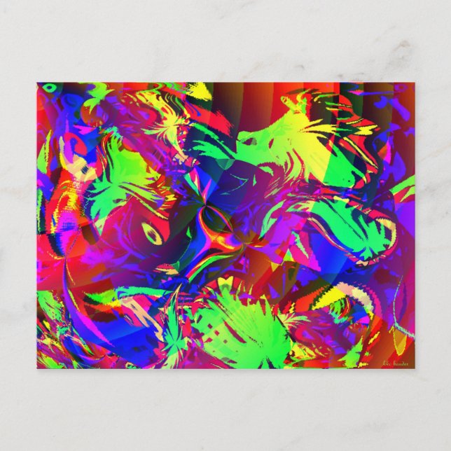 I Jungle, den mäktiga Jungle Vykort (Framsida)