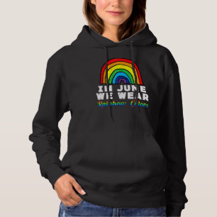 I juni Bära Rainbow Färg LGbt Pride Gay Mont T Shirt