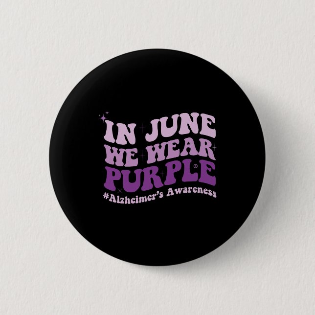 I juni Bäror vi Lila Heimerheimers Awareness Mont Knapp (Framsida)