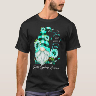 I juni Bäror vi Teal Tourette Syndrome Awareness G T Shirt